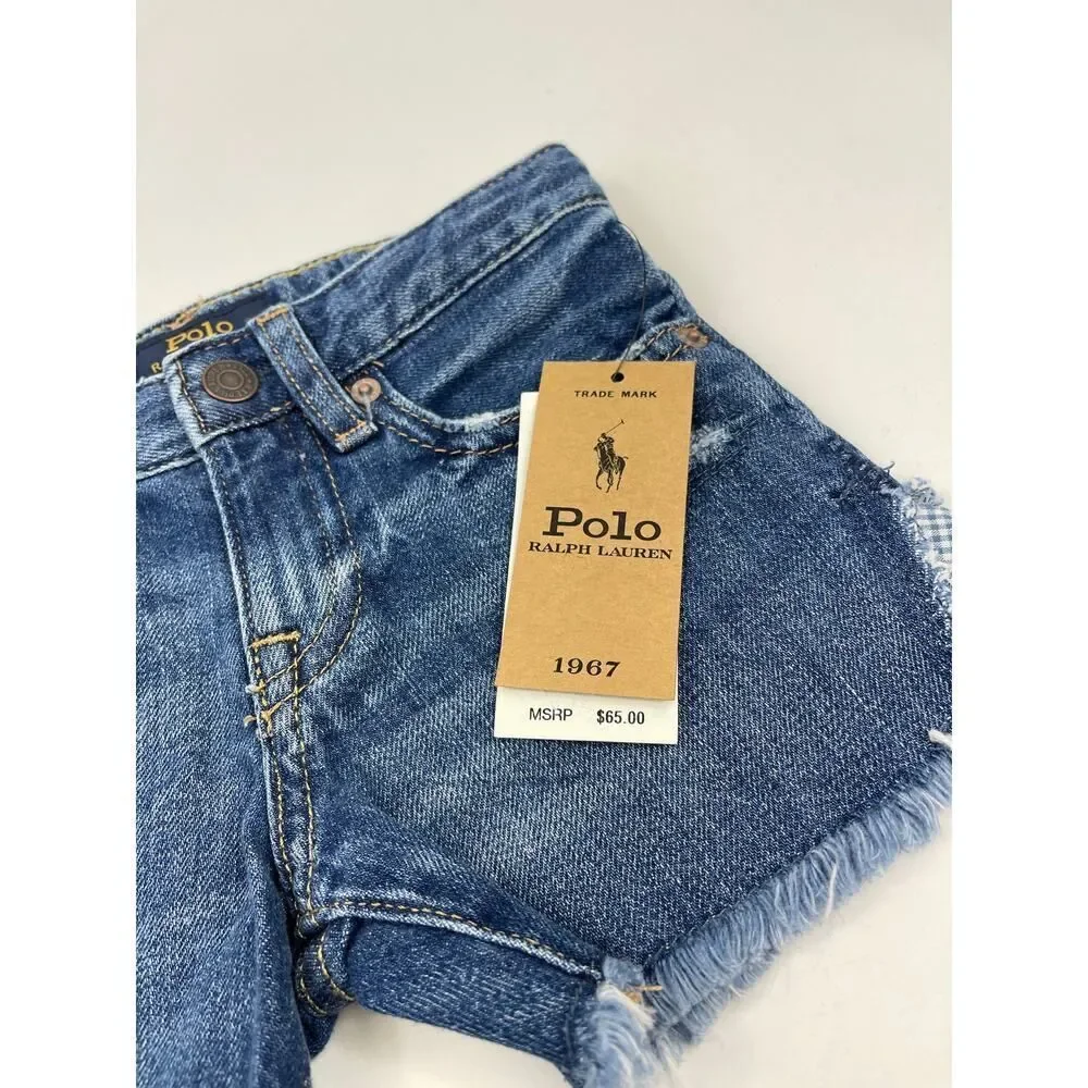 Polo Ralph Lauren‎ Denim Shorts Girls Size 4T